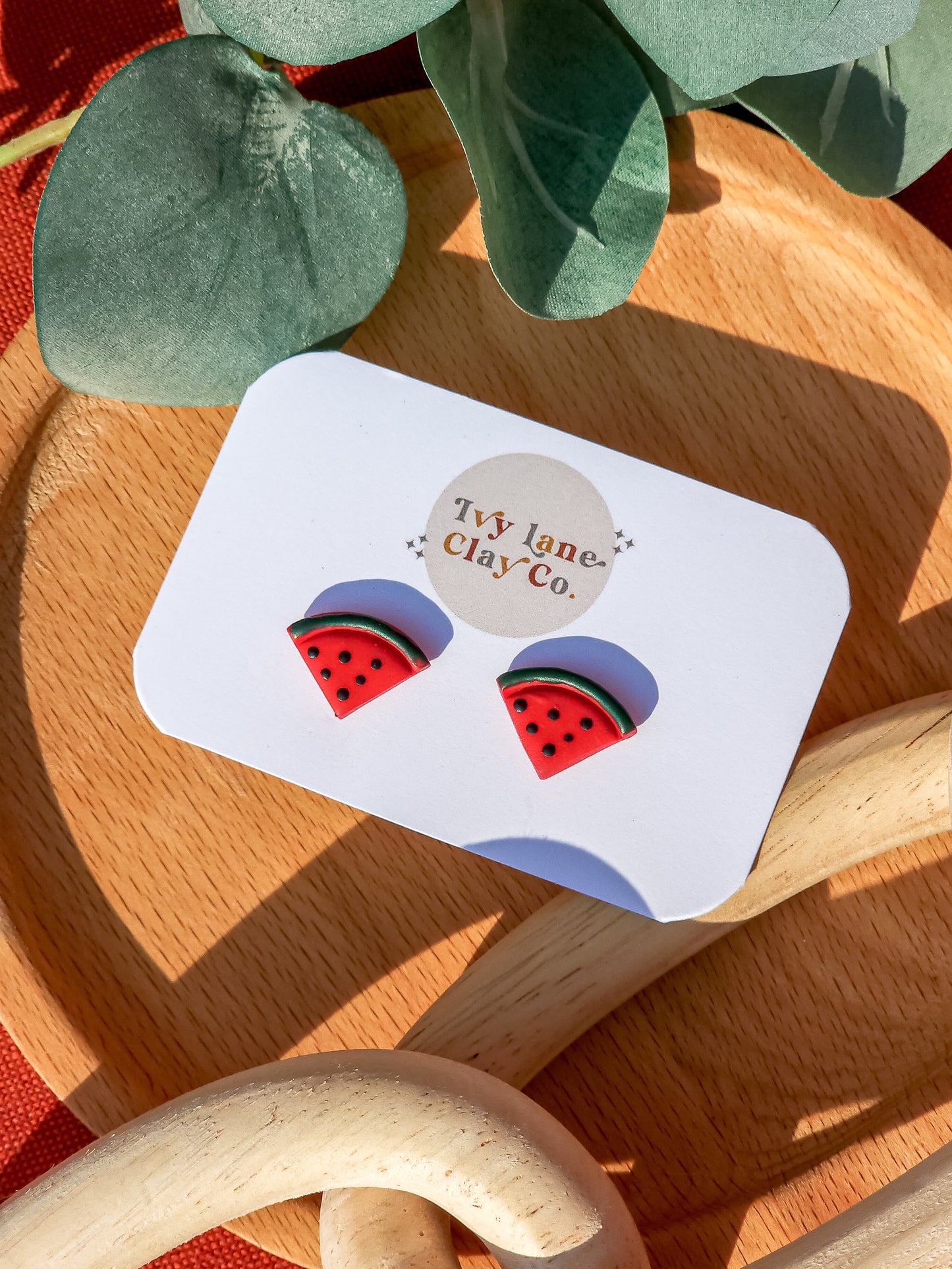 Watermelon Stud Earrings