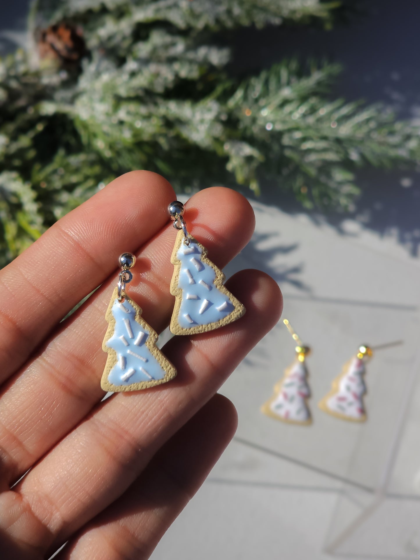 Sugar Cookie Earrings - Christmas Edition