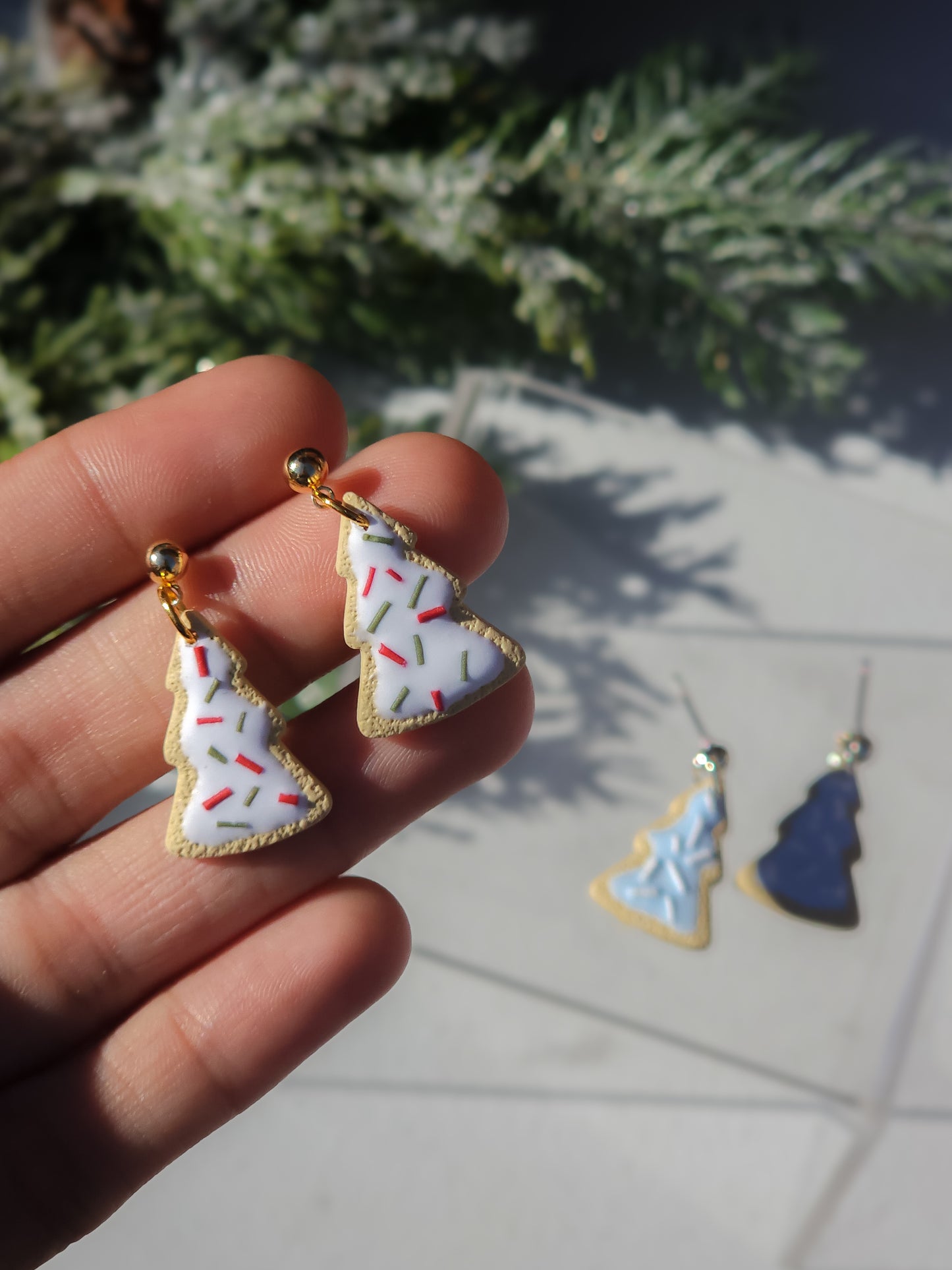 Sugar Cookie Earrings - Christmas Edition