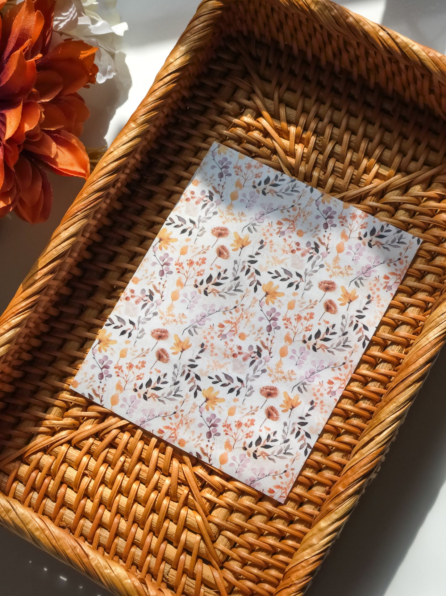 Fall Floral #2 - Transfer Sheet