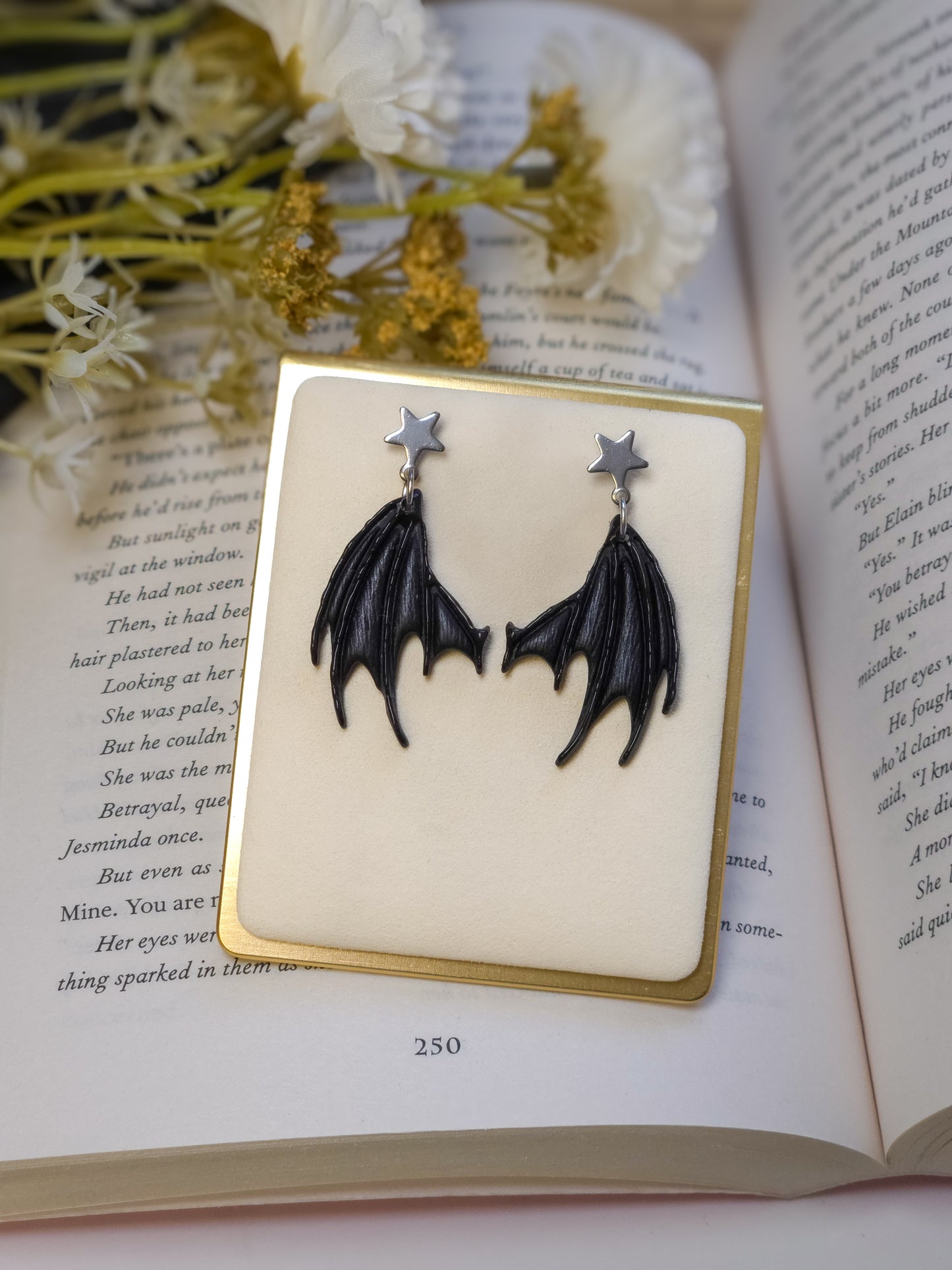 Rhysand's Wings Earrings | Officially Licensed | A Court of Thorns and Roses series by Sarah J. Maas
