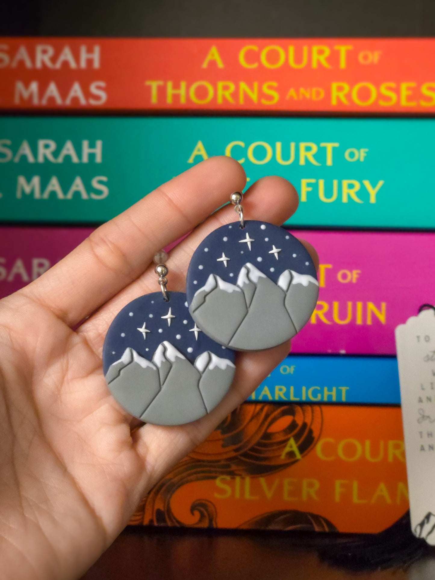 Velaris Mountain Earrings | Officially Licensed | A Court of Thorns and Roses series by Sarah J. Maas