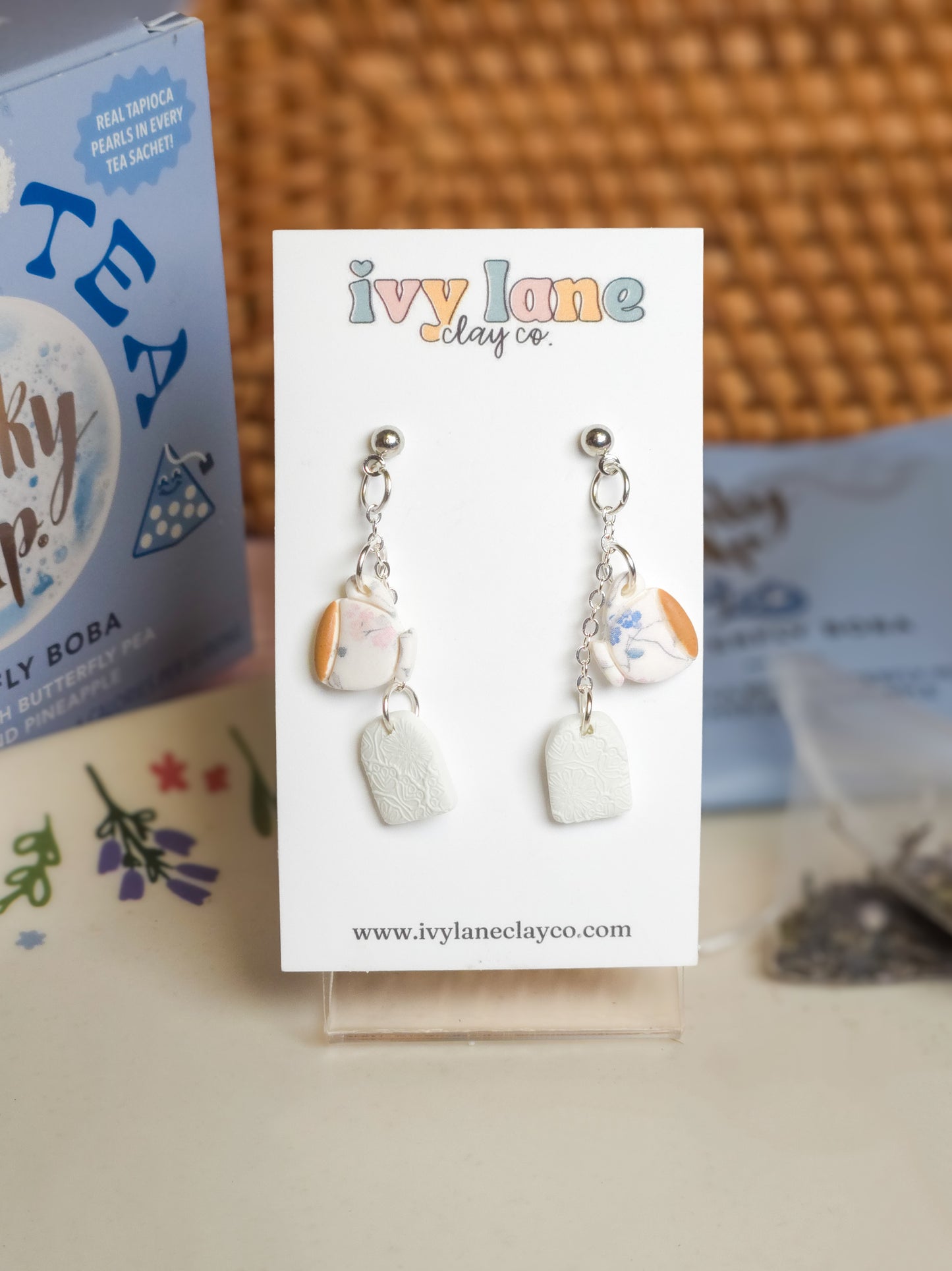 Tea Party Chain Dangles