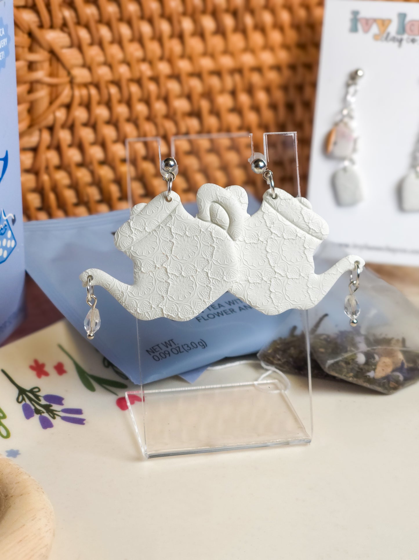Teapot Earrings