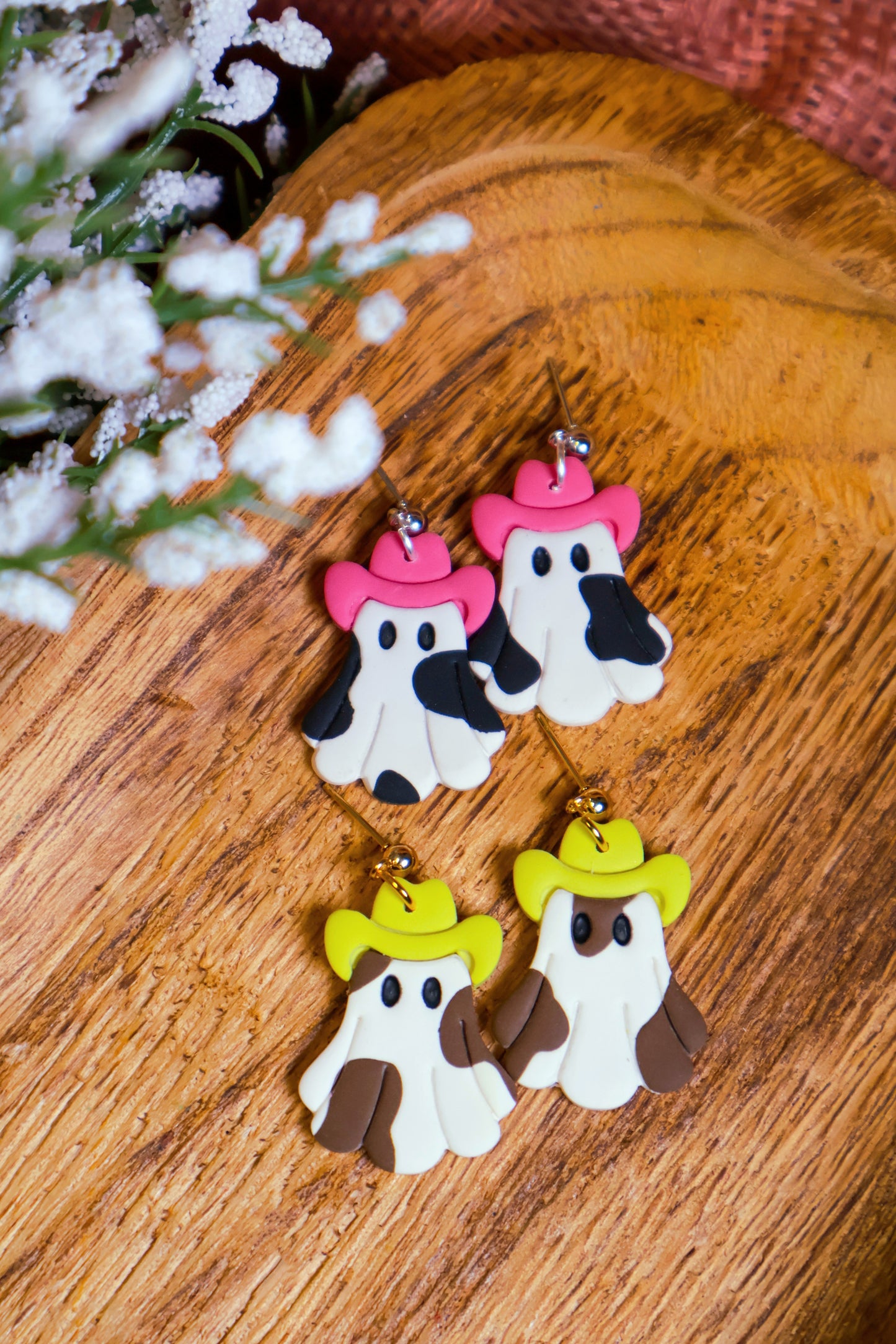 Cowgirl Ghost Earrings