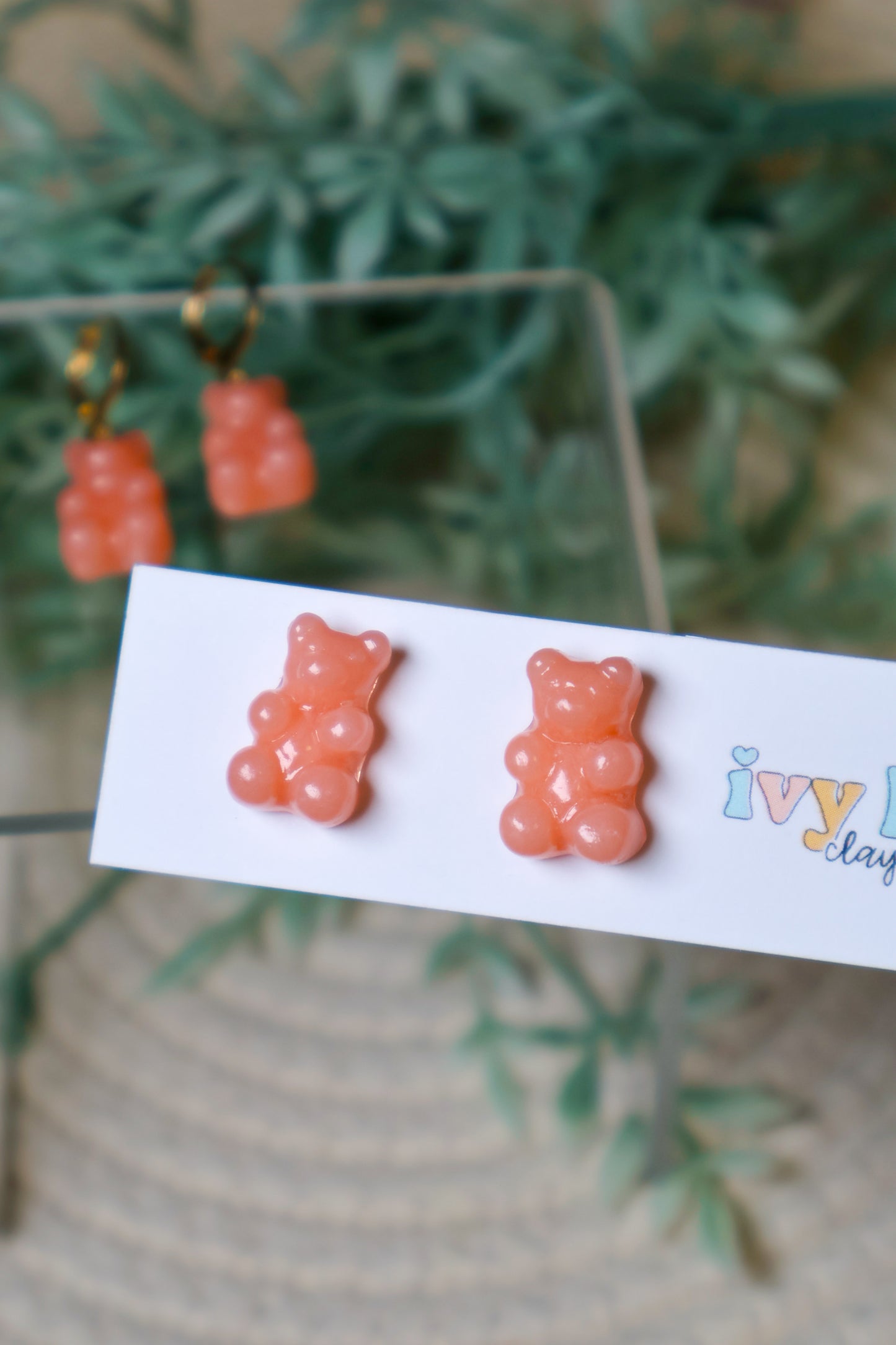 Gummy Bear Stud Earrings