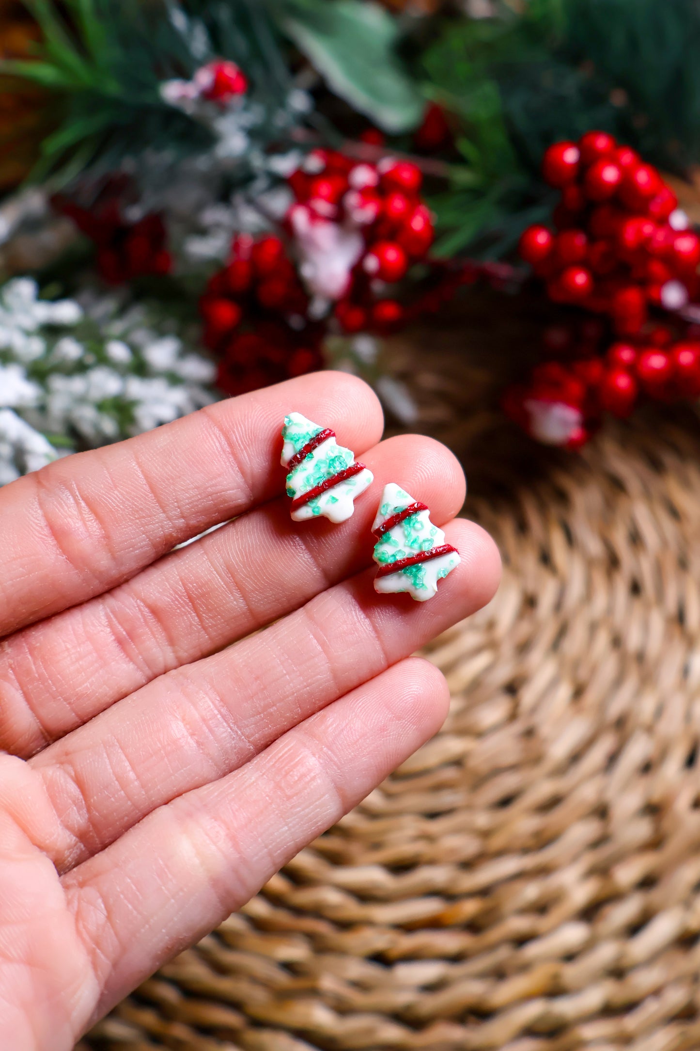 Christmas Tree Treat Stud Earrings