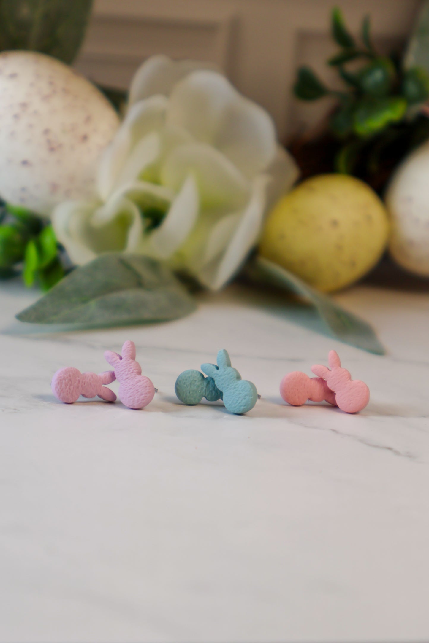 Simple Bunny Stud Earrings