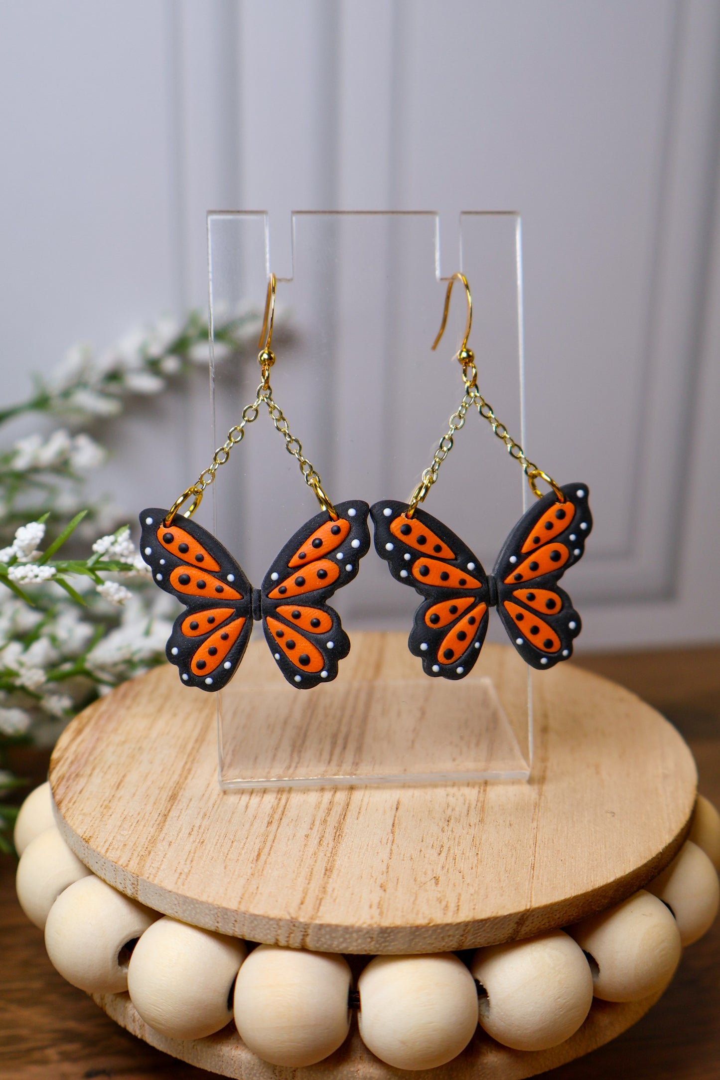 Monarch Butterfly Earrings