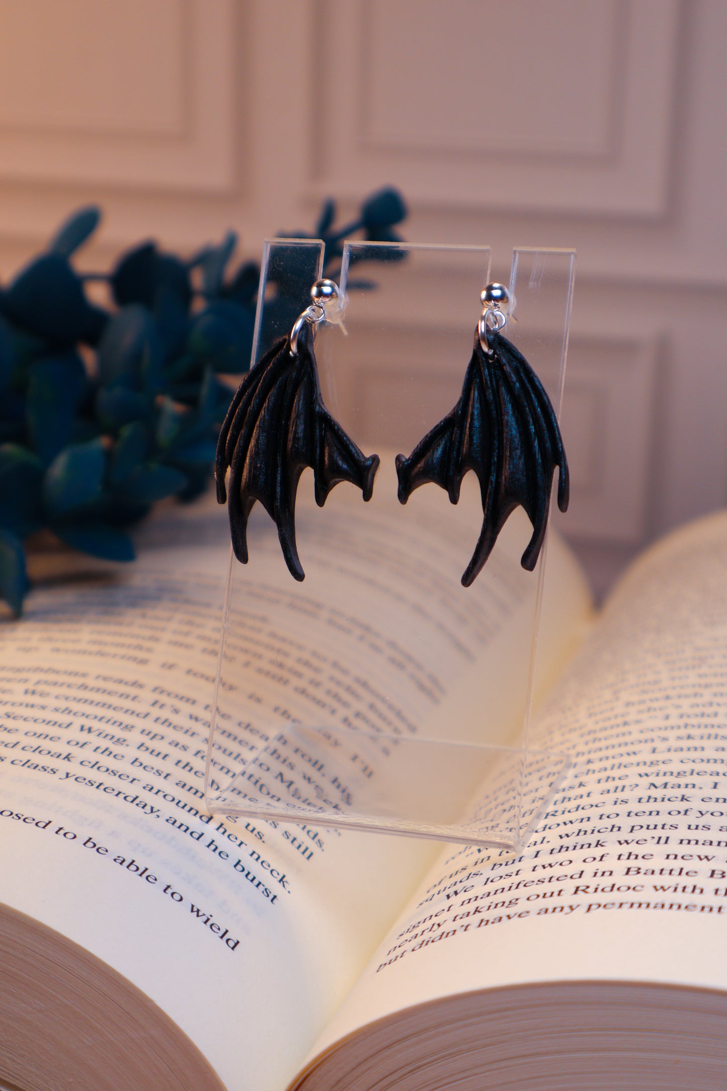 Fae / Bat Wing Earrings