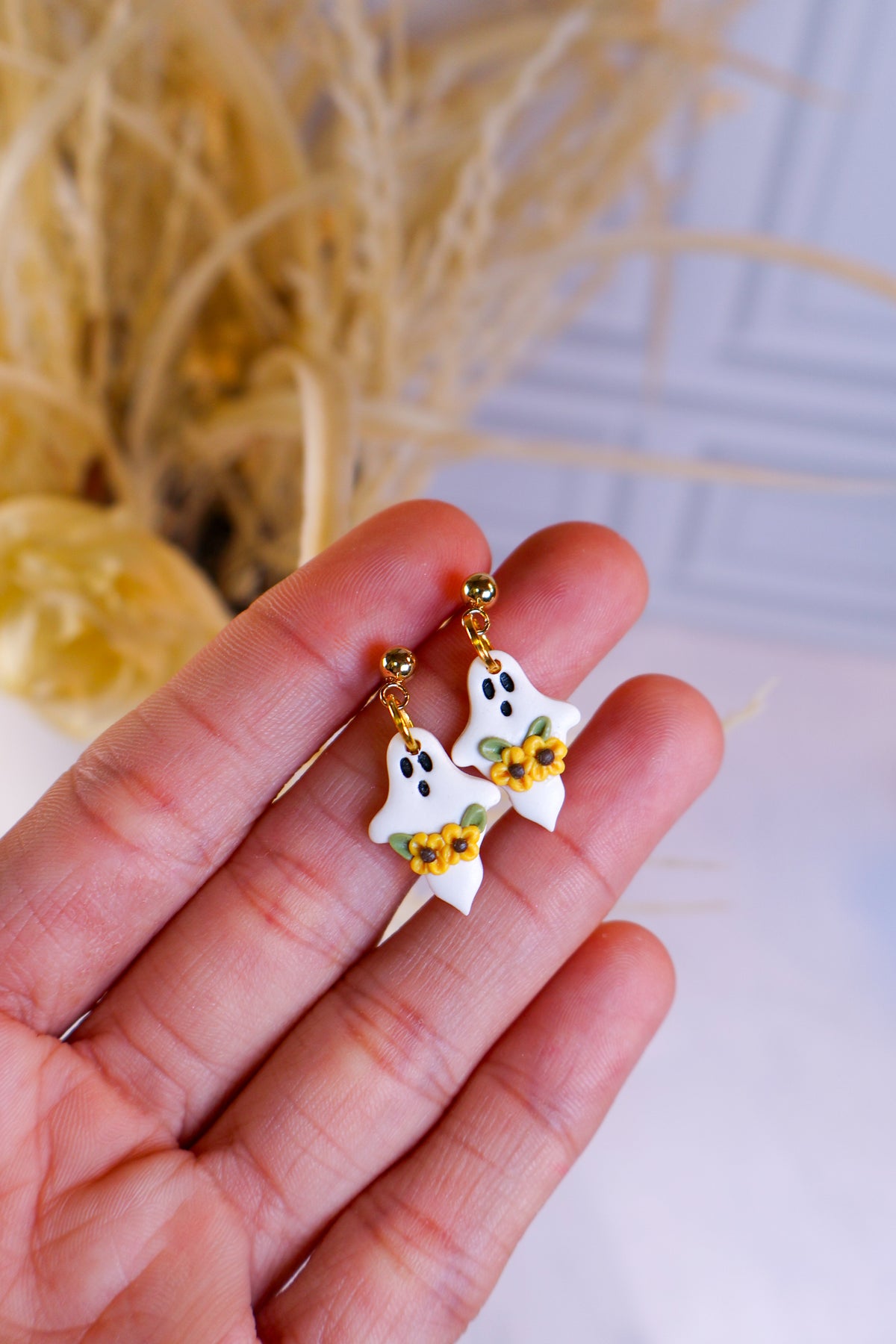 Daisy Ghost Earrings