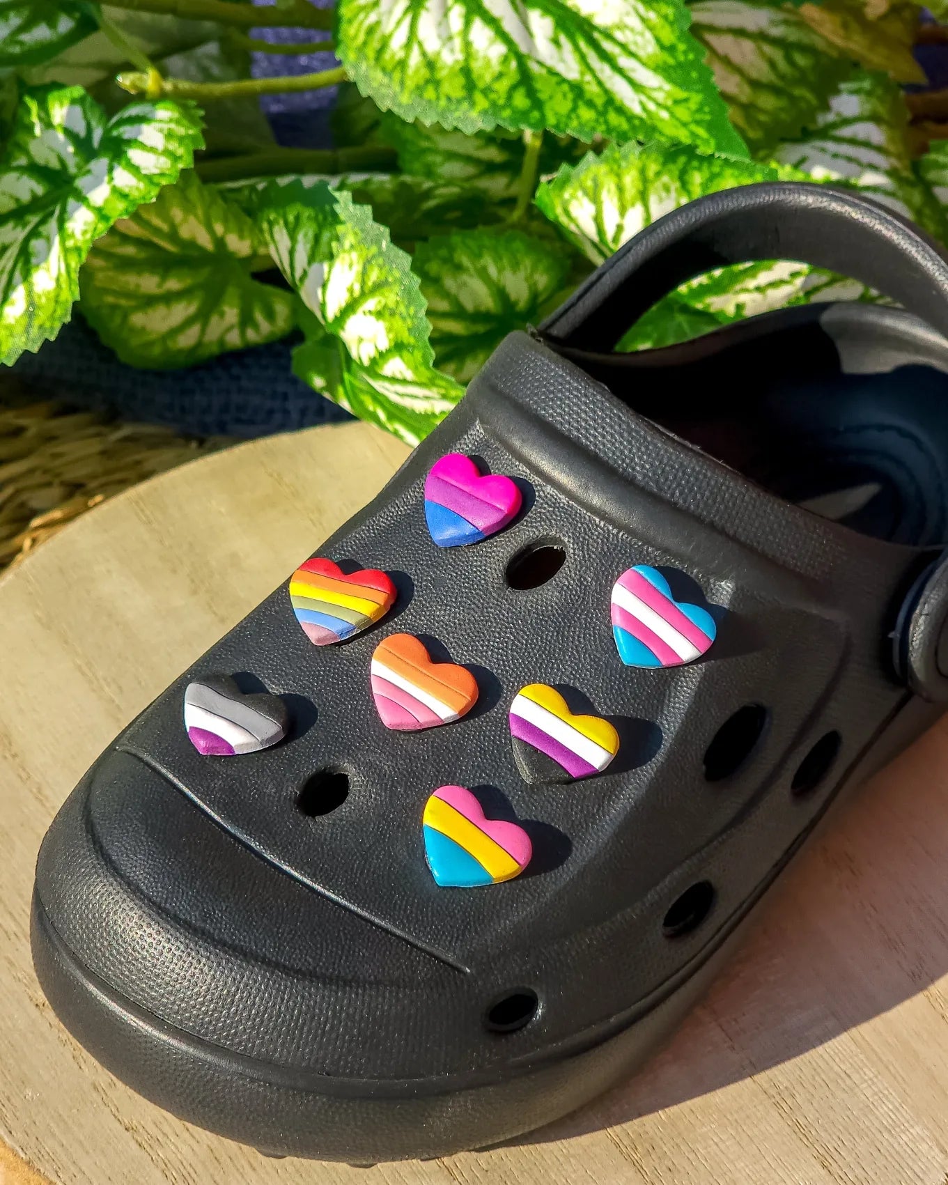 Pride Hearts - Shoe Charms