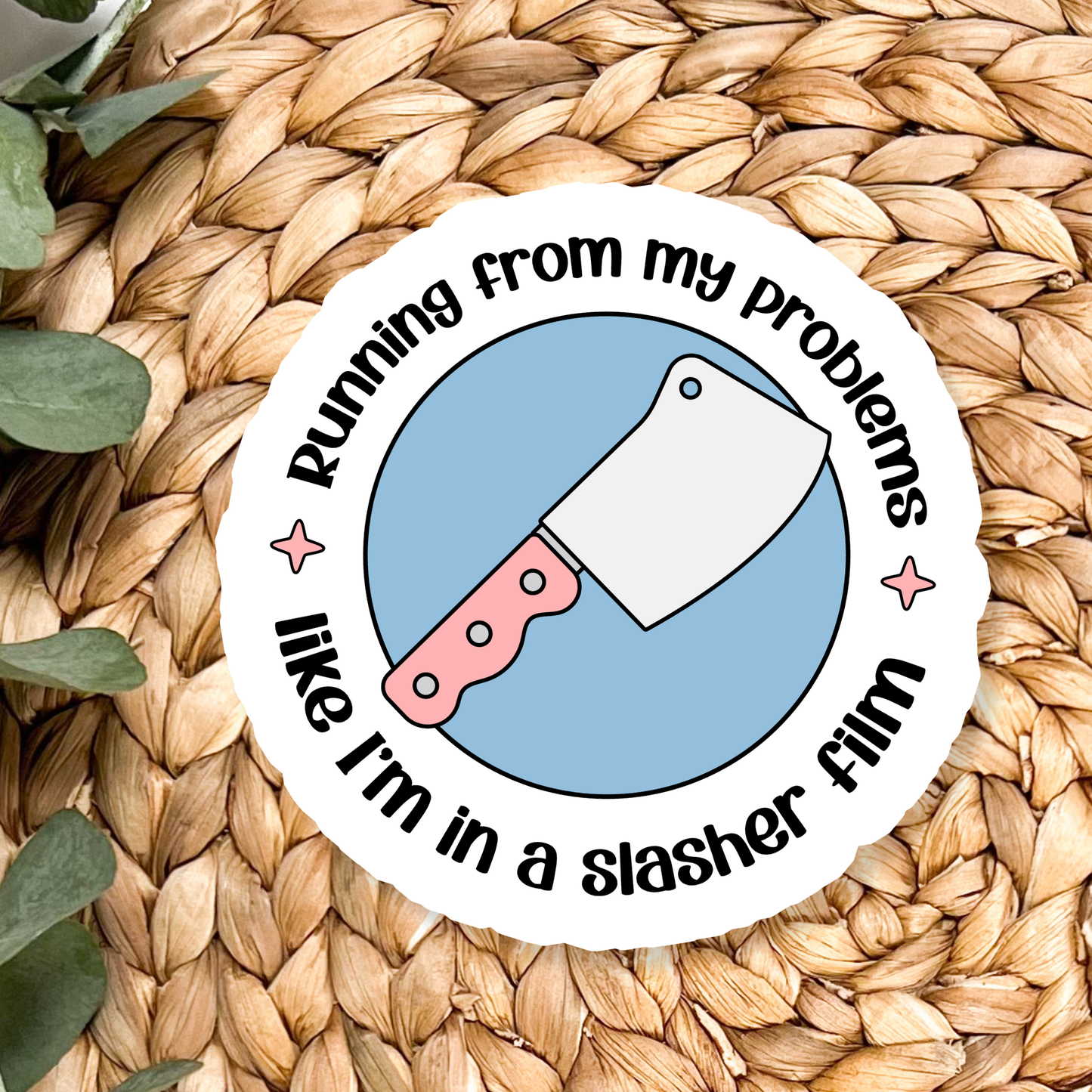 Running From My Problems | Waterproof Vinyl Sticker