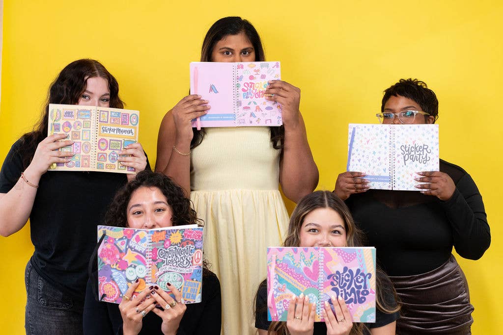 Sticker Museum Album | Colorful Reusable Sticker Book