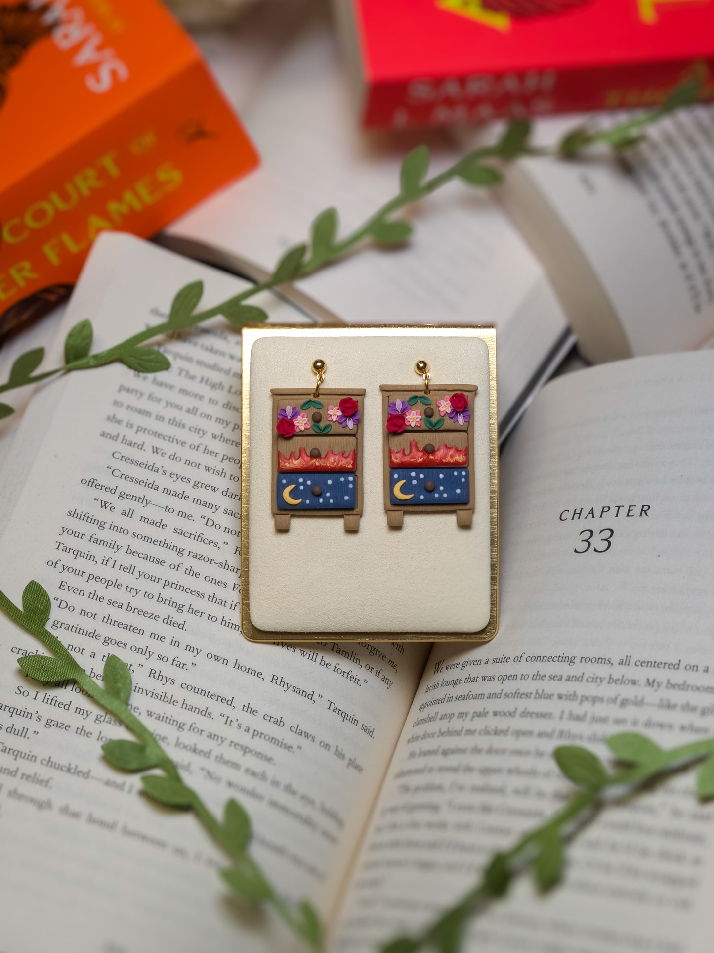 Archeron Sisters' Dresser Earrings | Officially Licensed | A Court of Thorns and Roses series by Sarah J. Maas