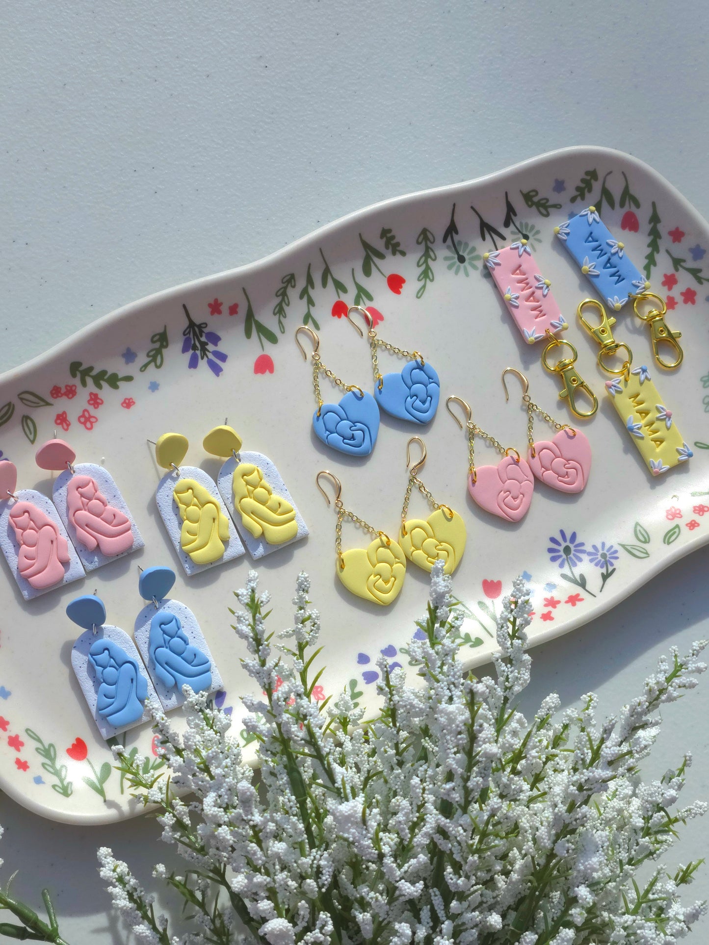 Mother's Love Heart Dangles