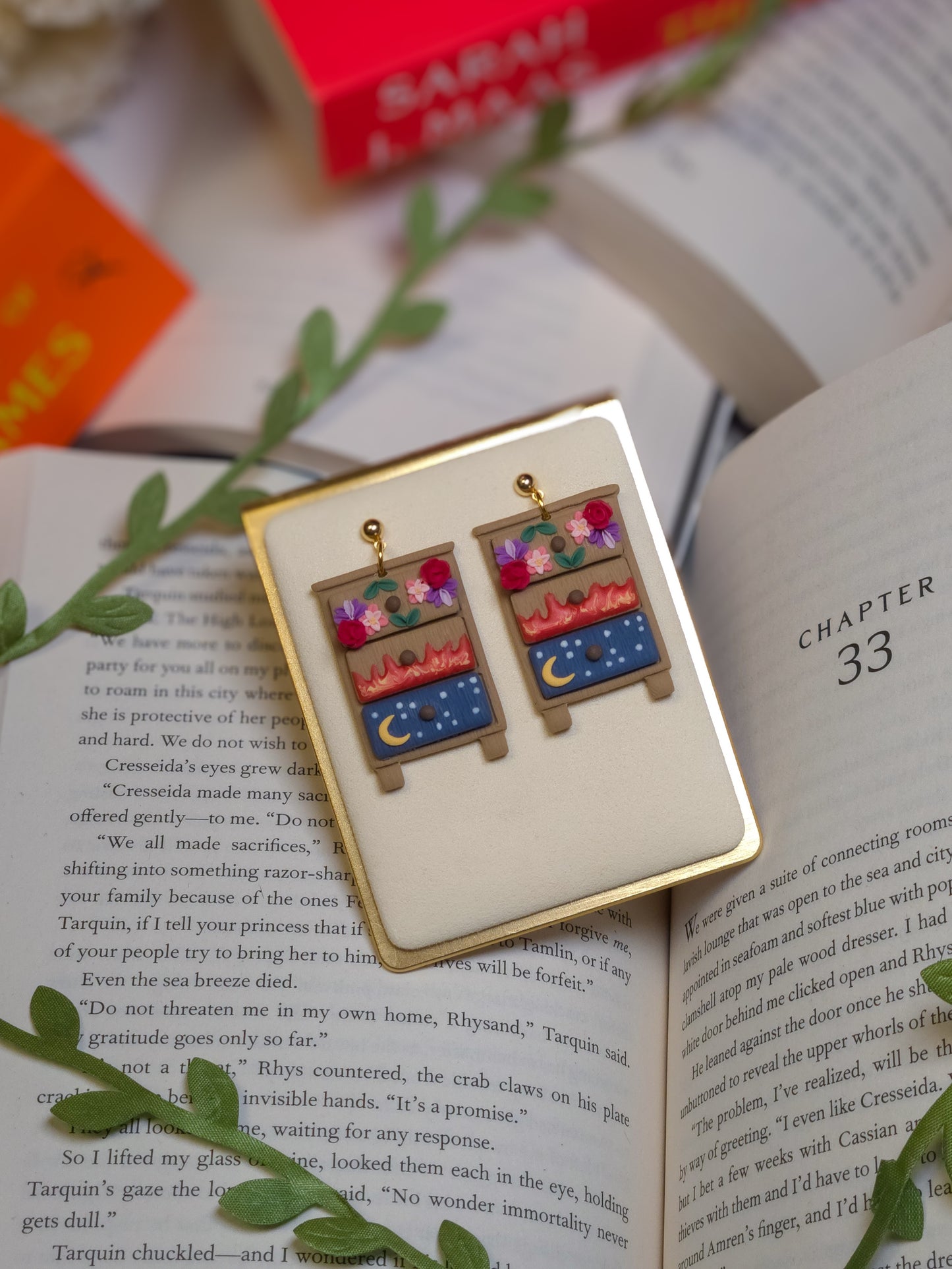 Archeron Sisters' Dresser Earrings | Officially Licensed | A Court of Thorns and Roses series by Sarah J. Maas