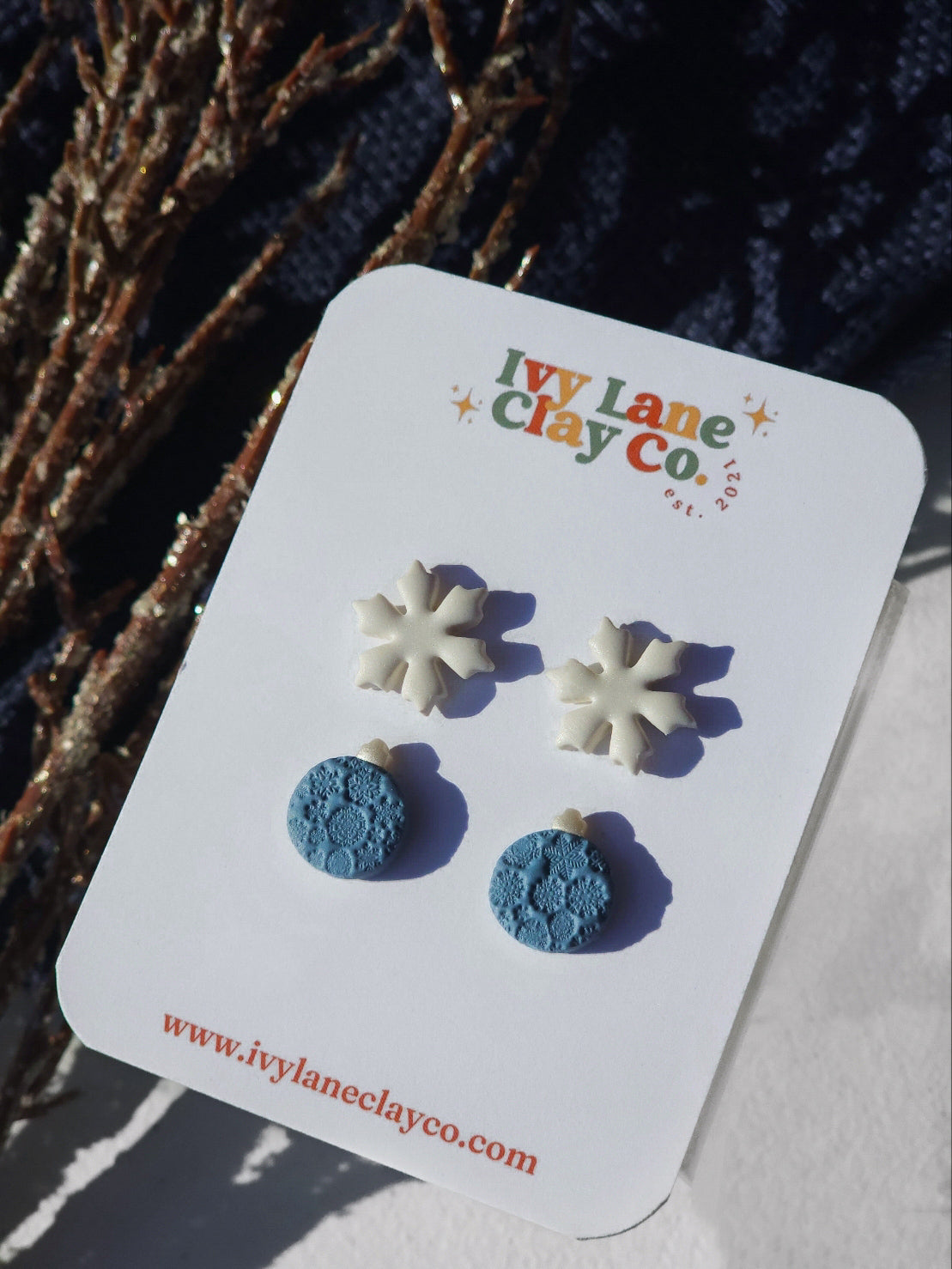Christmas Ornament - Stud Set (2 Pack)