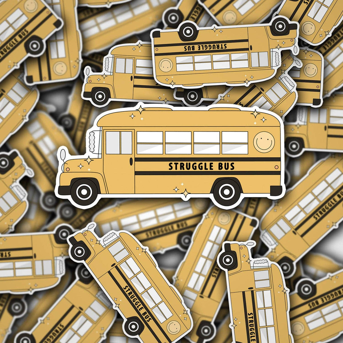 Struggle Bus | Waterproof Vinyl Sticker