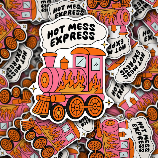 Hot Mess Express | Waterproof Vinyl Sticker