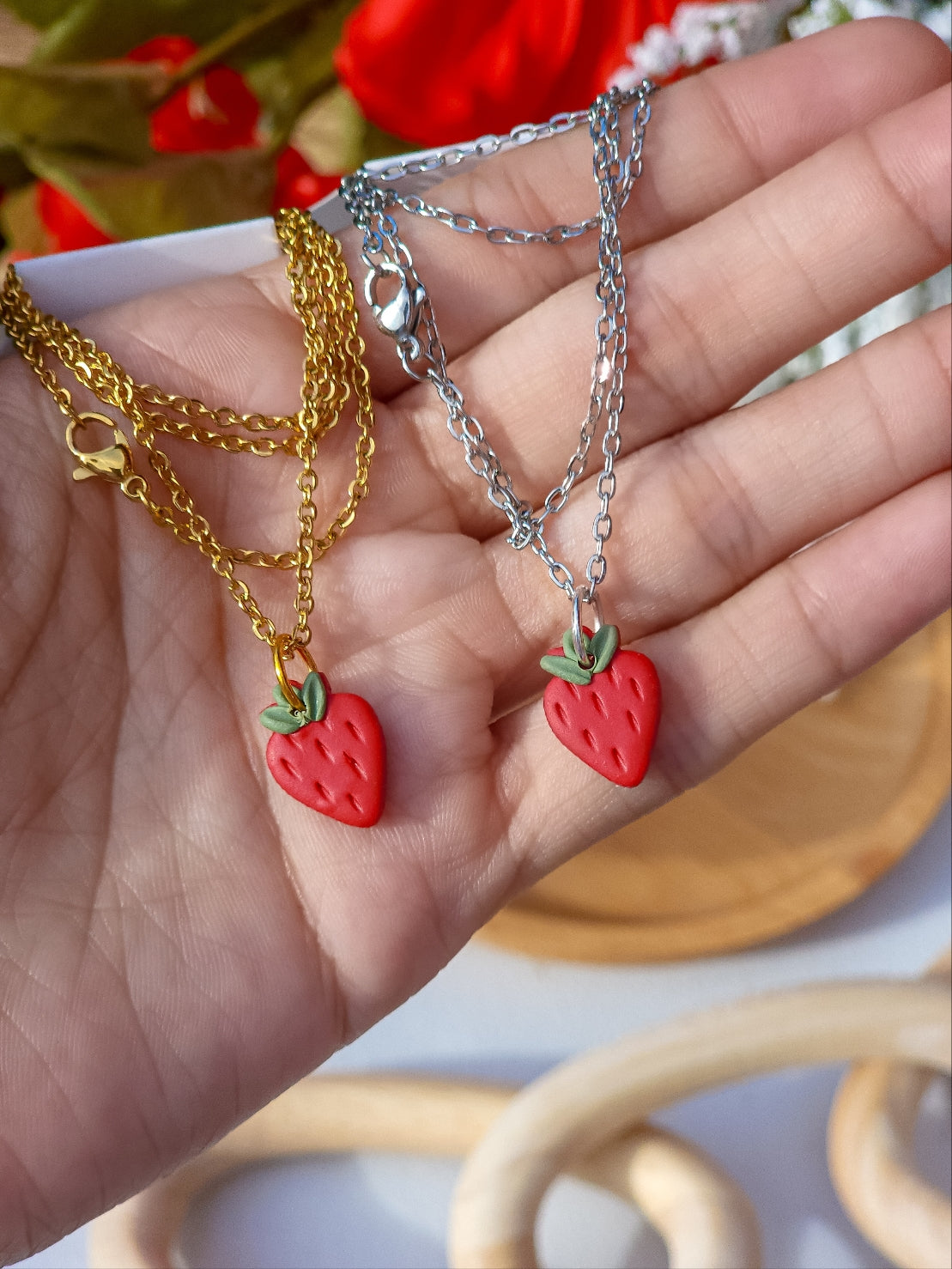 Strawberry Necklace