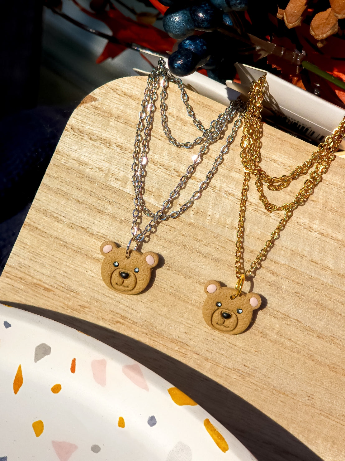 Brown Bear Necklace