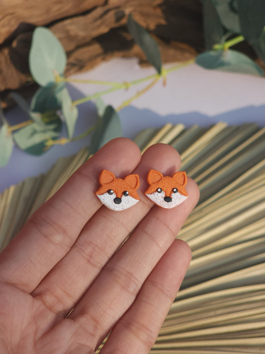 Forest Foxes - Stud Earrings