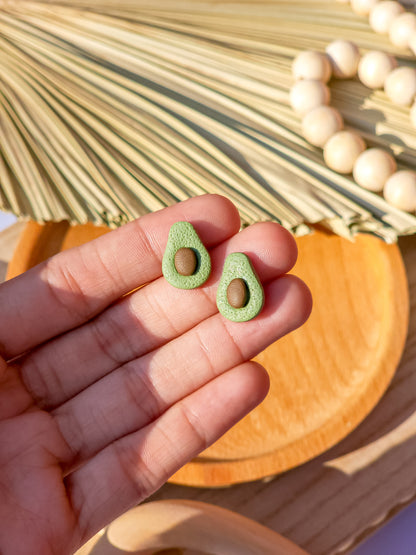Avocado Stud Earrings