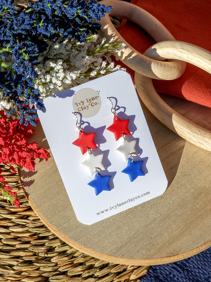 Star Drop Earrings