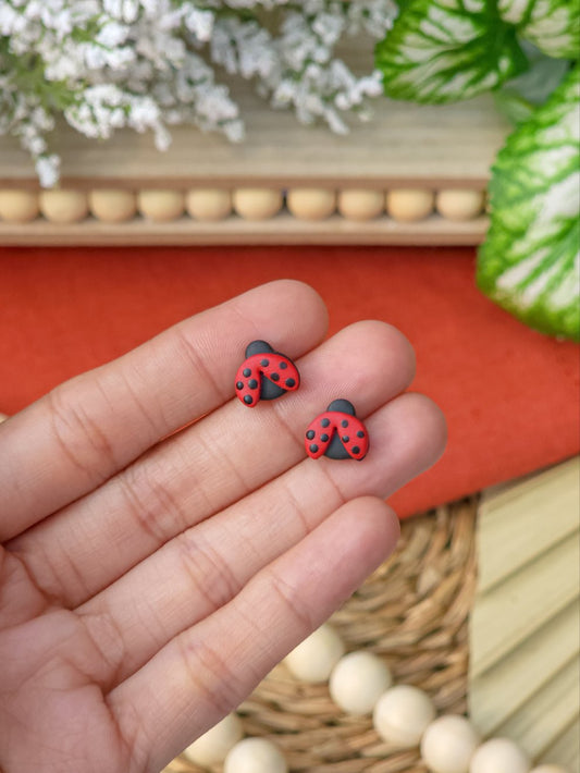 Little Ladybugs - Stud Earrings