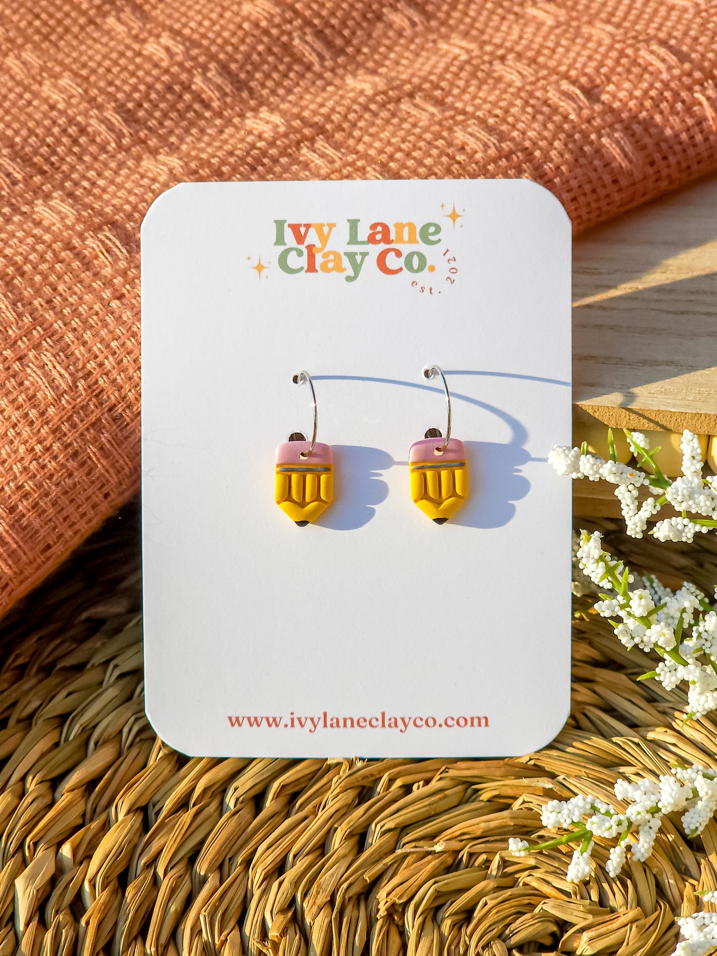 Little Pencil Mini Hoops