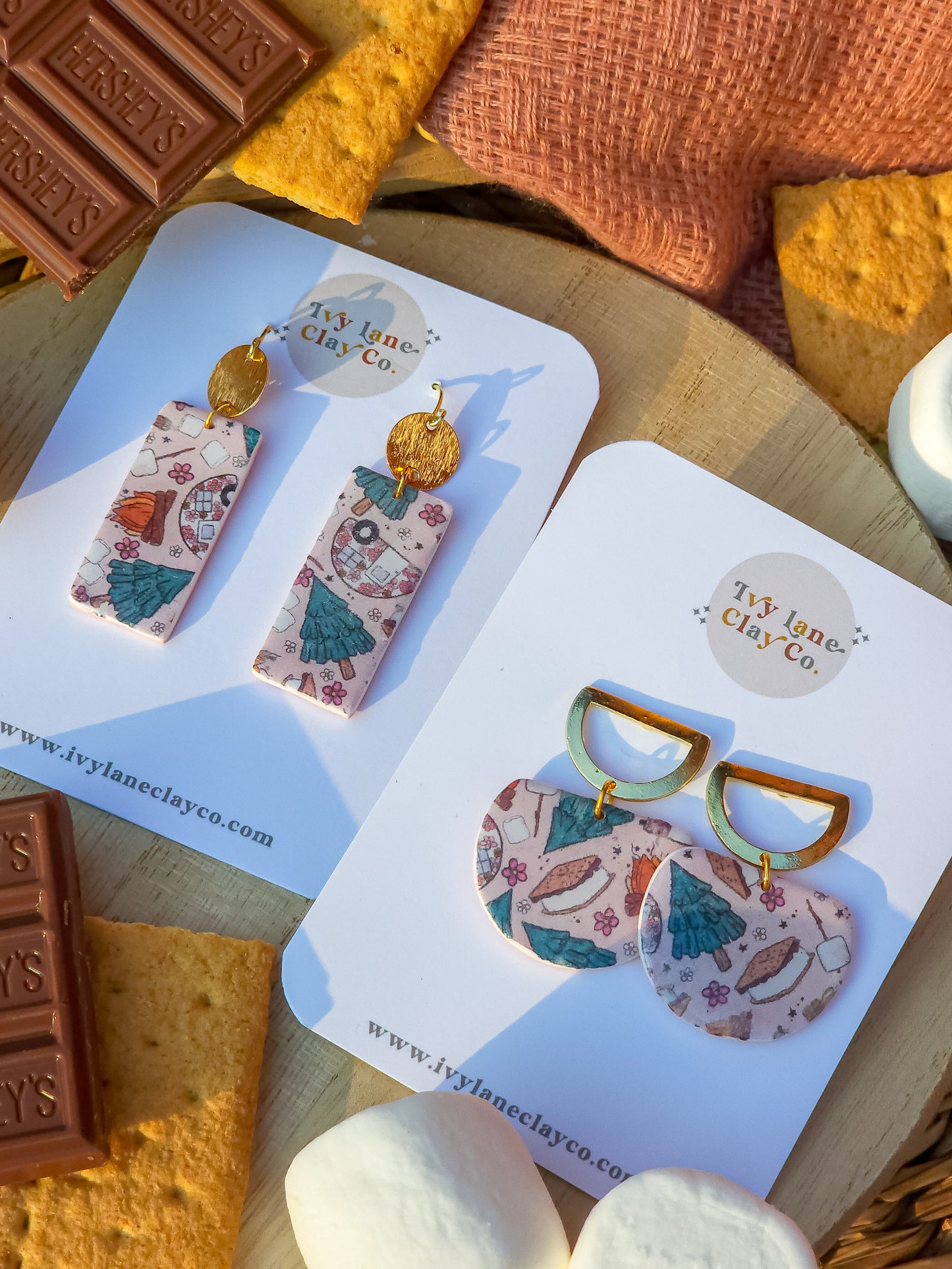 "Glamping" Pattern Earrings