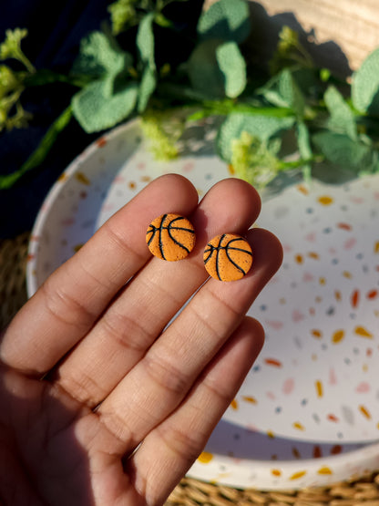 School Sports Stud Earrings