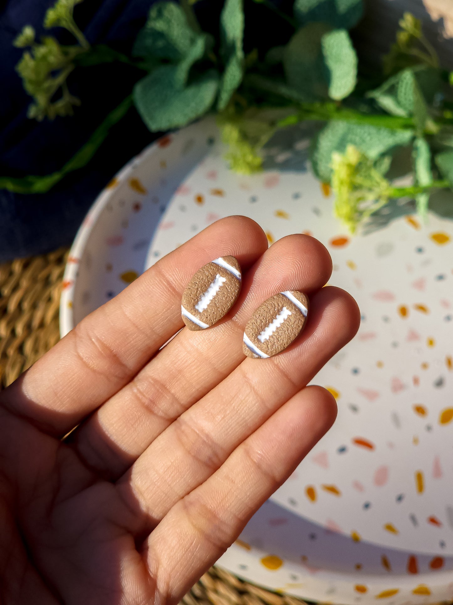 School Sports Stud Earrings