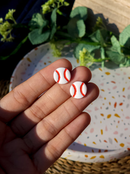 School Sports Stud Earrings
