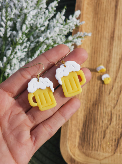 Beer Mug Earrings