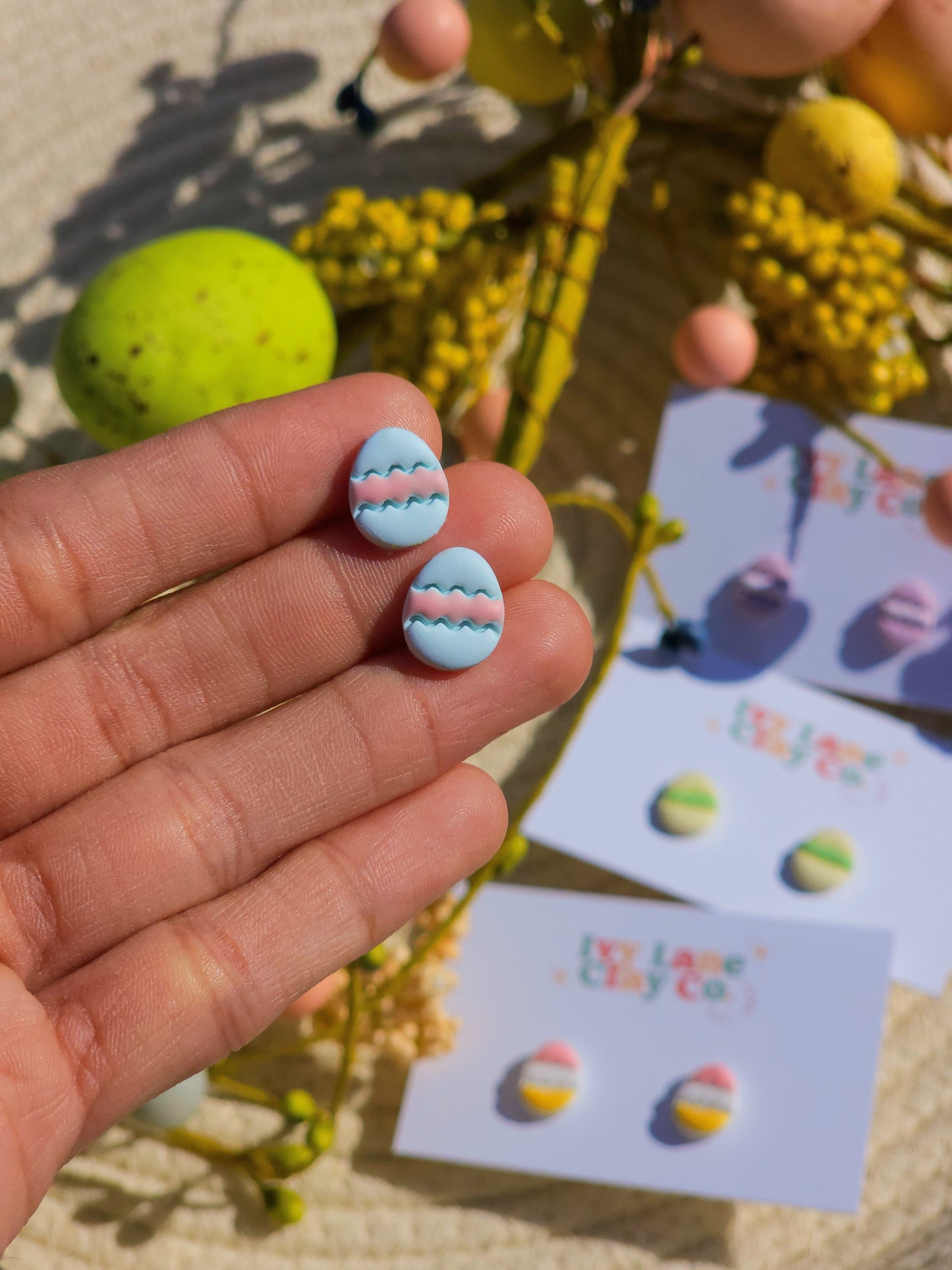 Easter Eggs - Stud Earrings