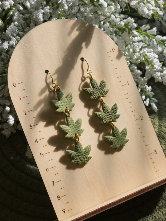 Cannabis Leaf Earrings