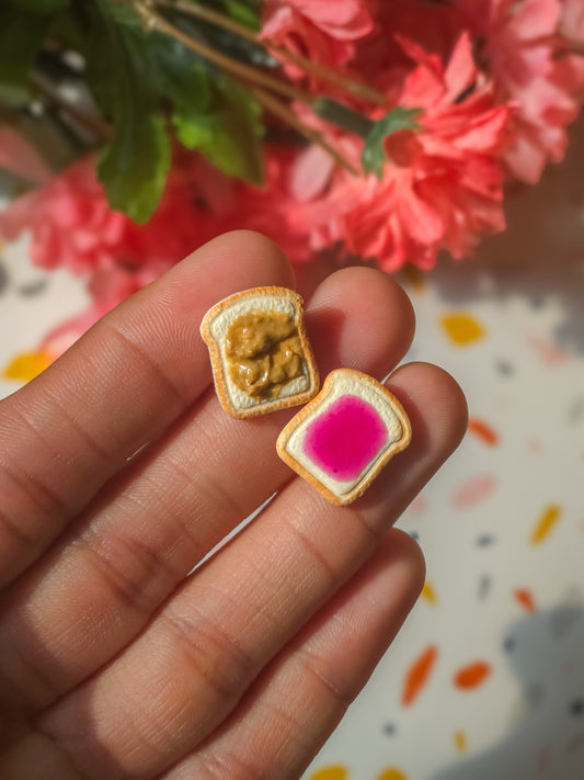 PB&J Stud Earrings