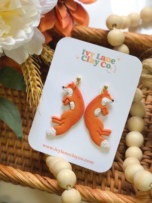 Forest Fox Earrings