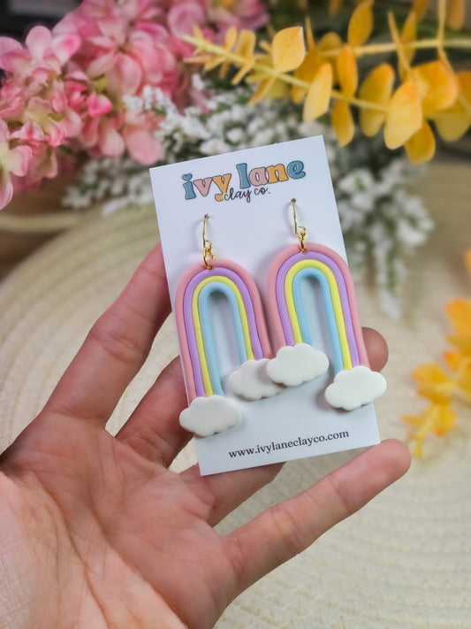 Pastel Rainbow Earrings