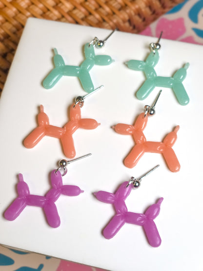 Balloon Dog Earrings