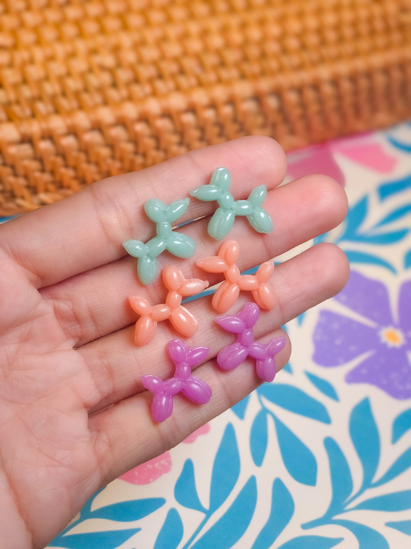 Balloon Dog Stud Earrings