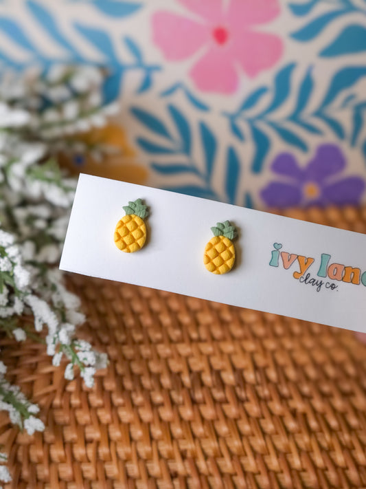 Pineapple Stud Earrings