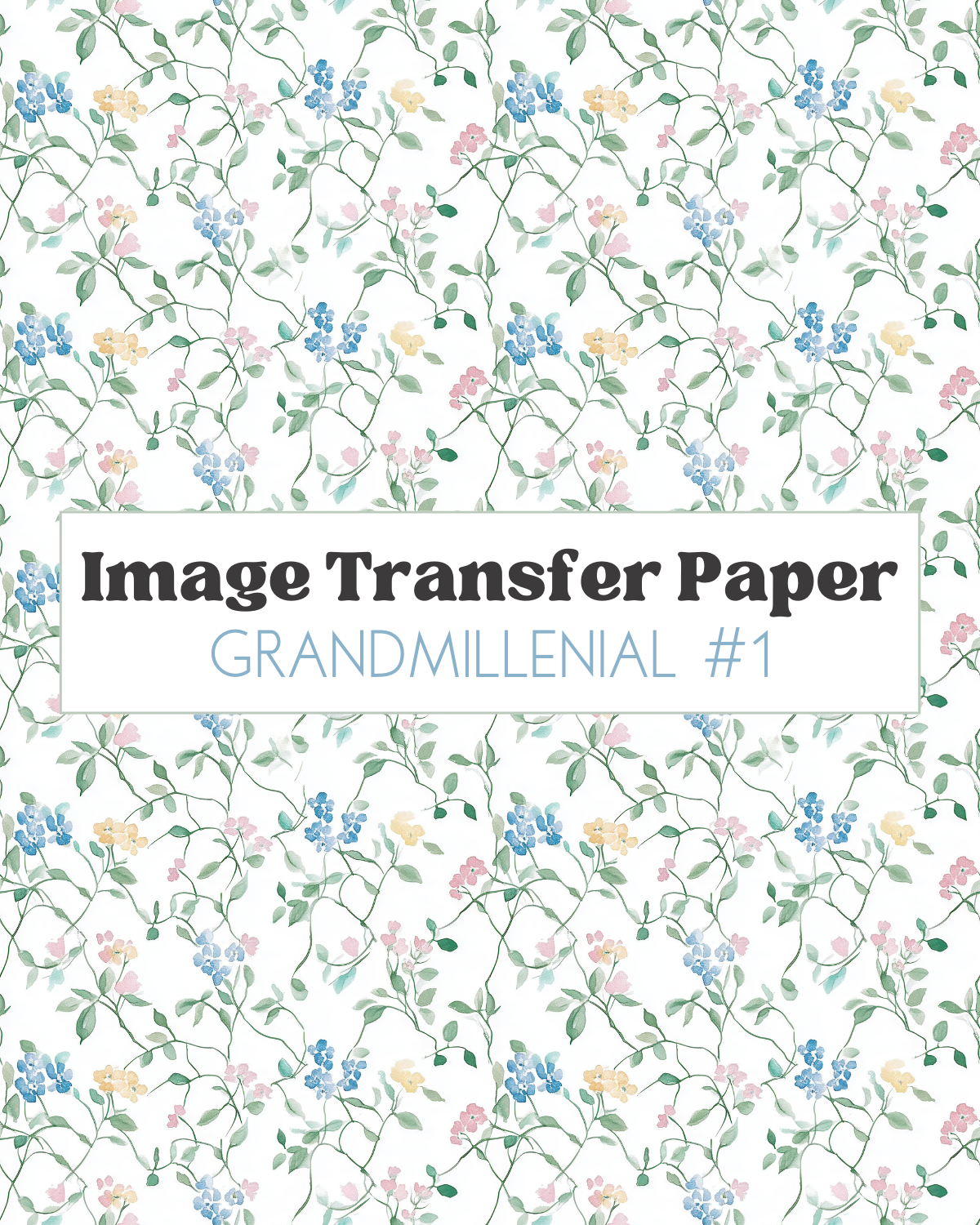 Grandmillenial #1 - Transfer Sheet