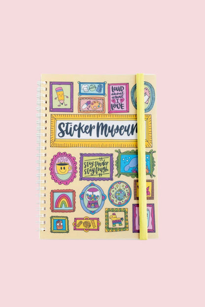 Sticker Museum Album | Colorful Reusable Sticker Book