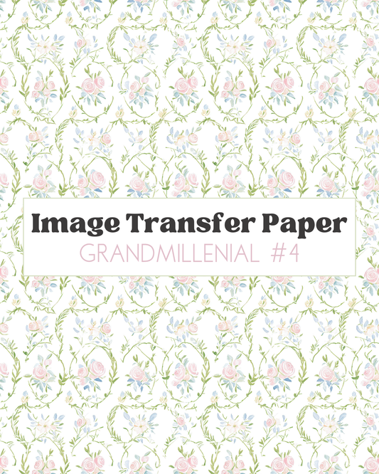 Grandmillenial #4 - Transfer Sheet