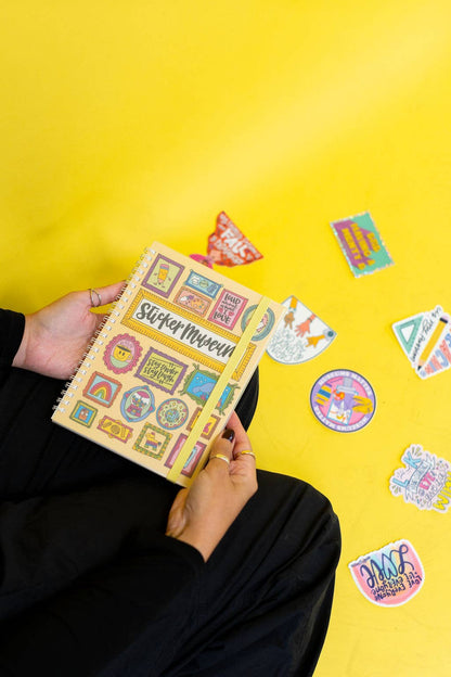 Sticker Museum Album | Colorful Reusable Sticker Book