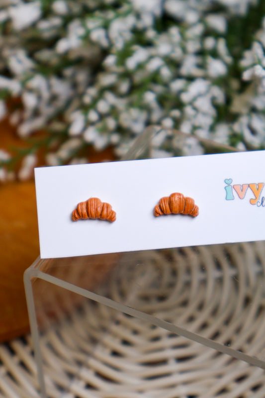 Croissant Stud Earrings