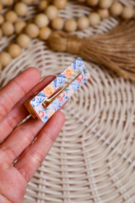 Citrus Tiles Barrette